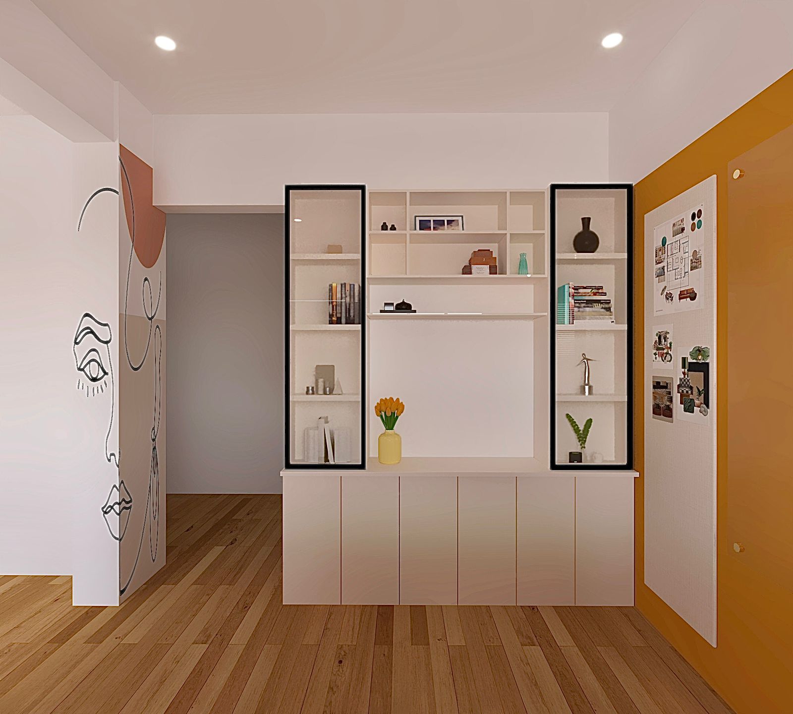 Luxury farmhouse interior in Pune